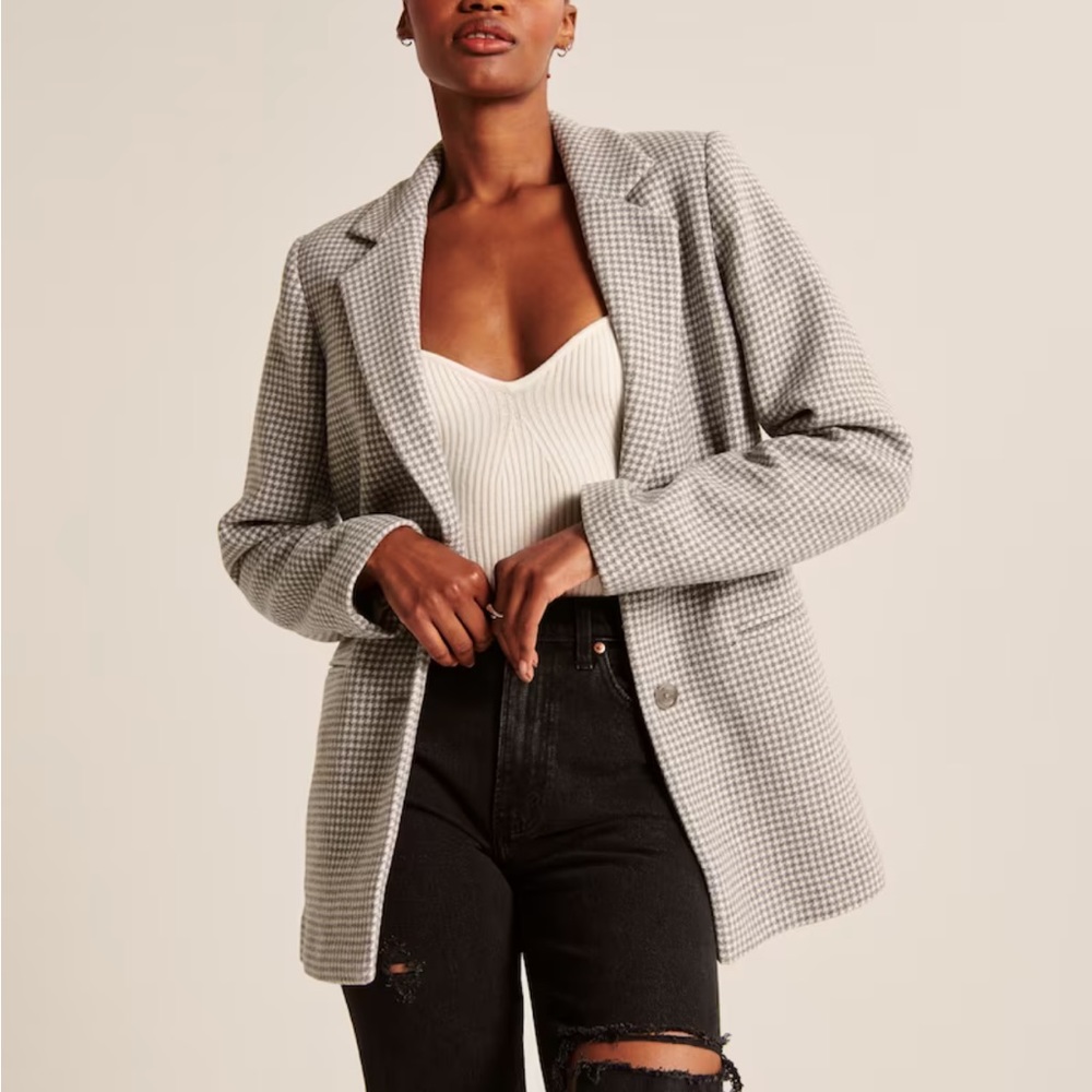 Abercrombie Wool Blend Blazer Coat